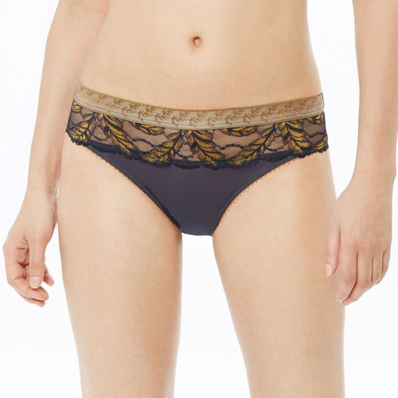 LOU Merveilleuse Envolée Briefs Panty NWT Size Small in Navy - Picture 1 of 5